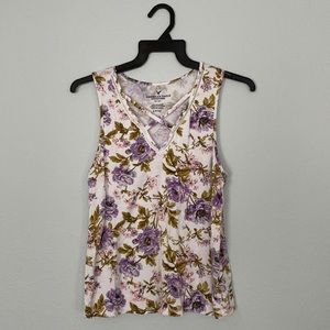 American Eagle Floral Tank Top